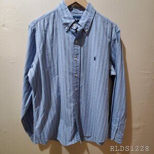 Men's Ralph Lauren Striped Long Sleeve Dress Shirt